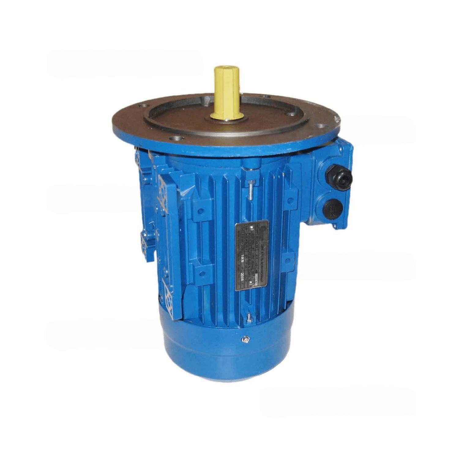 Двигатель АИР 90L4 2,2/1500 комбинированный (вал 24мм. фланец 200мм.) (МИМ-600)