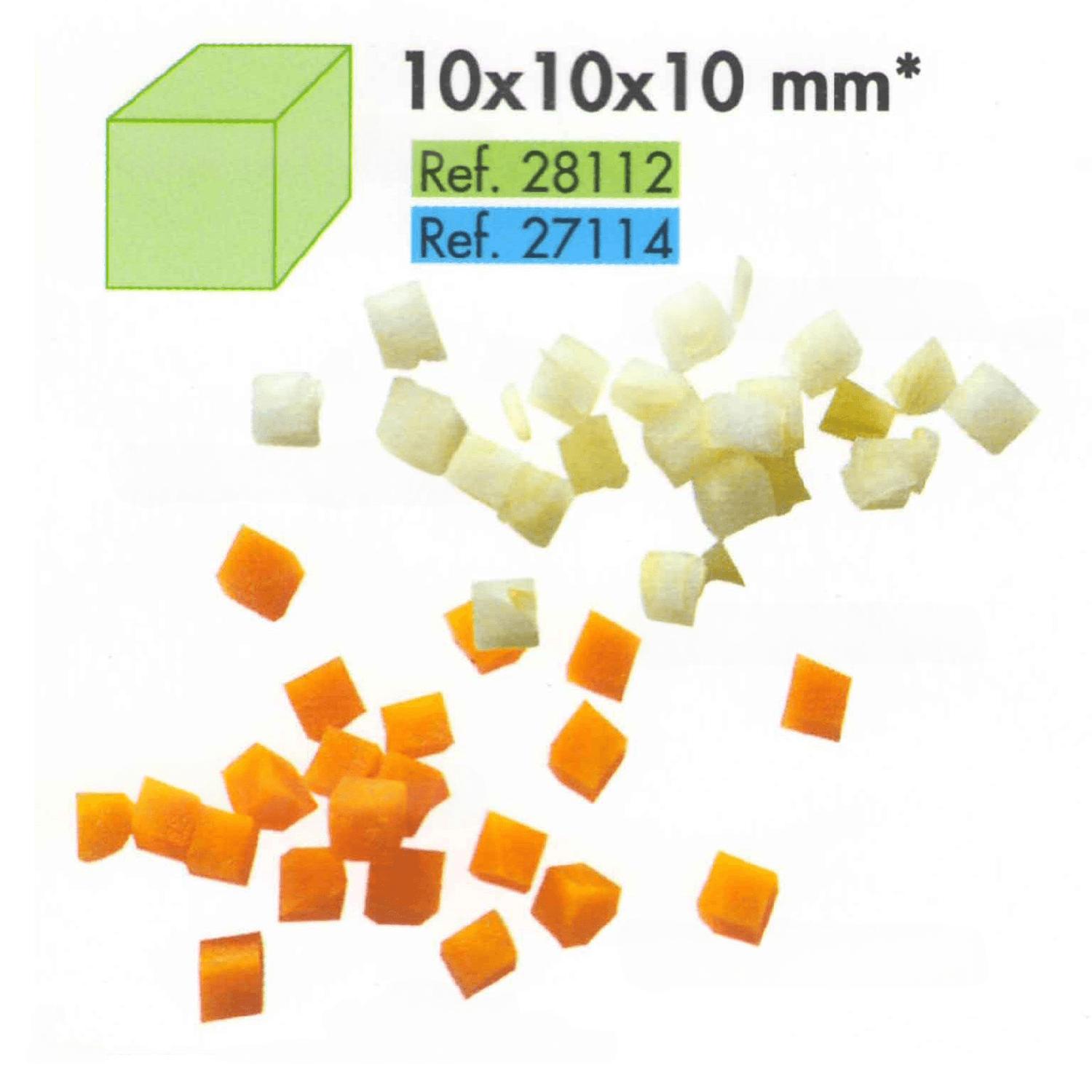 Комплект для нарезки кубиком Robot-coupe 10х10х10 мм 28112