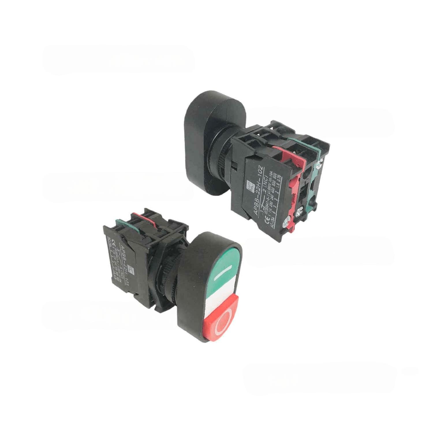 Кнопка сдвоенная "Пуск-"Стоп" АРВВ-22н-102 МОК-400